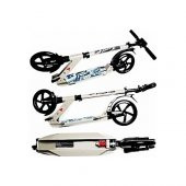 Urban LUX, Büyük Boy Teker (20cm) Çift Amortisör, Katlanır, Çelik Yetişkin Scooterı (100 Kg) - 5