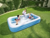 Bestway Jumbo Boy Deluxe Dikdörtgen Şişme Aile Havuzu -54009 - 1