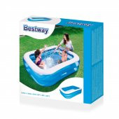 Bestway Büyük Dikdörtgen Aile Havuzu (201x150x51cm)-54005 - 3