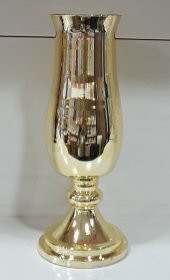 İNCE CAM VAZO GOLD RENK - 1