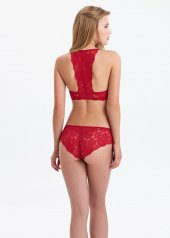 DAGİ KADIN LOVE CHEEKINI DANTELLİ KÜLOT KIRMIZI B0169048KIR - 2