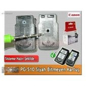 Canon Pixma IP 2700 / Pg 510 Siyah Orj Bitmeyen Kartuş - 1