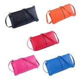 Askılı Clutch Çanta, Antibakteriyel Kaliteli PU Deri - 7