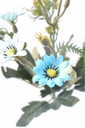 5 Dallı 33 cm Papatya Demeti Mavi-CK013MA - 4