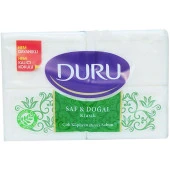 Duru Saf ve Doğal Çabuk Köpüren Klasik Sabun 150 Gr x 4 Adet thumbnail 2