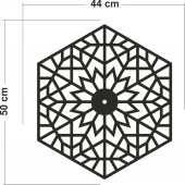 OSMANLI MOTİFİ3 AHŞAP SAAT - 2