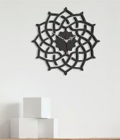 ÖRGÜ AHŞAP SAAT - 1