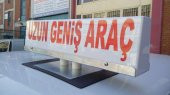 Uzun ve Geniş Araç Tabelası - Levhası - Escort Araç Tabela - 3
