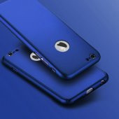 iPhone 8 Plus Kılıf 360 Derece Tam Koruma Full Body Kırılmaz Cam - 8