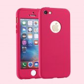 iPhone 8 Plus Kılıf 360 Derece Tam Koruma Full Body Kırılmaz Cam - 9