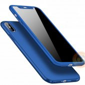 iPhone X XS Kılıf 360 Derece Tam Koruma Full Body Kırılmaz Camlı - 11