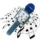 Sihirli Karaoke Bluetooth Mikrofon Sd Card Mikrofonu - 7