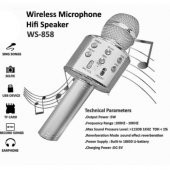 Sihirli Karaoke Mikrofon Bluetooth Sd Card Mikrofonu - 9