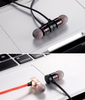 Ios Android Sport Mıknatıslı Kablosuz Bluetooth Kulaklık Stereo - 9