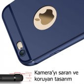 iPhone 8 Kılıf Tıpalı Şarj Giriş Tıpası Kamera Korumalı - 5
