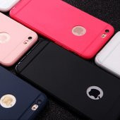 iPhone 8 Kılıf Tıpalı Şarj Giriş Tıpası Kamera Korumalı - 9