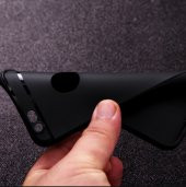 iPhone 8 Kılıf Tıpalı Şarj Giriş Tıpası Kamera Korumalı - 11