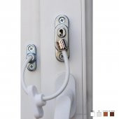 Anahtarlı Pvc Pencere Emniyet Kilidi (50 li)-Beyaz - 3