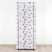 Prado 7 Raflı Çelik Profilli Bez Dolap, Ayakkabılık Tema İstanbul - 2