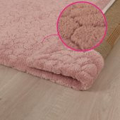 Prado Wellsoft Kumaş Halı Örtüsü Crack Pembe 170x270 - 2