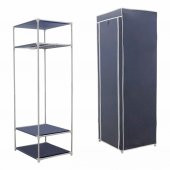 Prado Simple Portatif Çelik Profilli Bez Dolap - 5