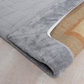 Prado Wellsoft Kumaş Halı Örtüsü Duman 200x300 - 2