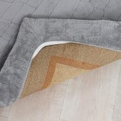 Prado Wellsoft Kumaş Halı Örtüsü Duman 200x300 - 3