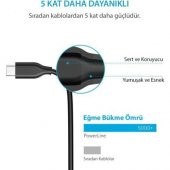 ANKER Powerline USB-C to USB 3.0 Type-C Şarj 0.9 Metre - Siyah thumbnail 3