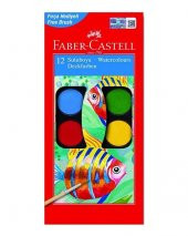 Faber Castell Sulu Boya 12 Renk - 1