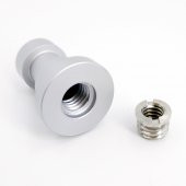 1/4 "ve 3/8" Dişi Dişli Tripod vida Adaptörü Işık Standı Dönüştürme Vidası - 1