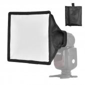 Universal 15x17cm Flaş Softbox Diffuser, Canon Nikon Sony Pentax - 1