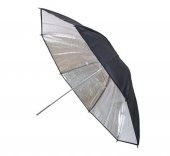 Stüdyo Reflektör Şemsiyesi 101cm (40) Gümüş Siyah - 1