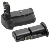 Canon 60D İçin MeiKe Battery Grip BG-E9 + 2 Ad. LP-E6 Batarya - 6