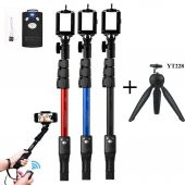 Yunteng Selfie Çubuğu Monopod Bluetooth Kumandalı Kablosuz Tripod - 11