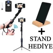 Yunteng Selfie Çubuğu Monopod Bluetooth Kumandalı Kablosuz Tripod - 1