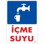 SÖNSAN UYARI LEVHALARI ''İÇME SUYU'' PVC 25*35 - 1