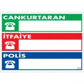 SÖNSAN UYARI LEVHALARI CAKURTARAN PVC 25*35 - 1