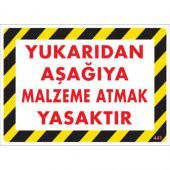 SÖNSAN UYARI LEVHALARI YUKARIDAN AŞAĞIYA ... PVC 25*35 - 1