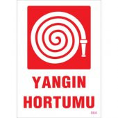 SÖNSAN UYARI LEVHALARI'' YANGIN HORTUMU ''PVC 25*35 - 1