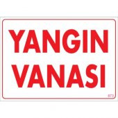 SÖNSAN UYARI LEVHALARI'' YANGIN VANASI'' PVC 25*35 - 1