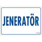 SÖNSAN UYARI LEVHALARI JENERATÖR PVC 17,5-25 - 1