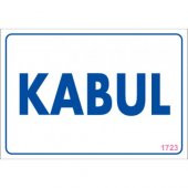 SÖNSAN UYARI LEVHALARI  KABUL PVC 17,5-25 - 1