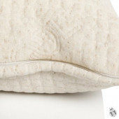 Yıkanabilir Boncuk Yün Yastık doğal yün yastık - 4