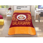 TAÇ GALATASARAY SARI KIRMIZI LİSANSLI BATTANİYE TEK KİŞİLİK - 1