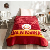 TAÇ GALATASARAY SARI KIRMIZI LİSANSLI BATTANİYE TEK KİŞİLİK - 1