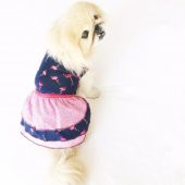 FLAMINGO KÖPEK ELBİSESİ  by Kemique - Köpek Kıyafeti - 1