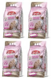 Energy Bentonit Kedi Kumu Bebek Pudrası Kokulu 5 Lt - 4 Paket - Toplam 20 Lt - 1