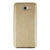 Samsung Galaxy J5 Prime (G570) Kılıf Edge Stylish Sport Silikon Arka Kapak Gold - 1