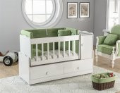 PROME BUYUYEN BESİK BEYAZ PR 220 - 1