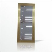 Büyük 124x64cm Altın Yaldız Salon Antre Komodin Etajer Boy Aynası - 3